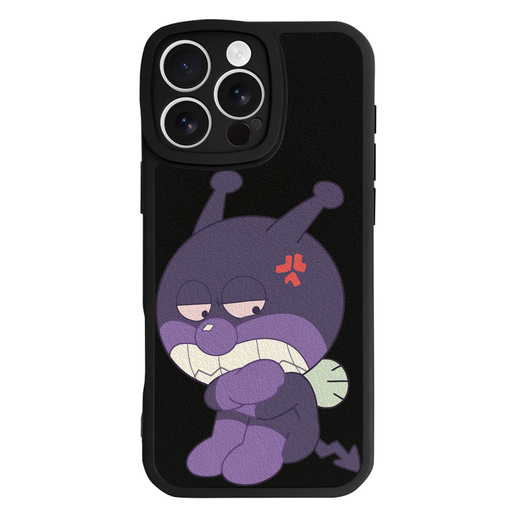 （画像用） アンパンマン Anpanman 【iPhone 16シリーズ対応】シリコンスマホケース（レザー調） 材質：シリコン